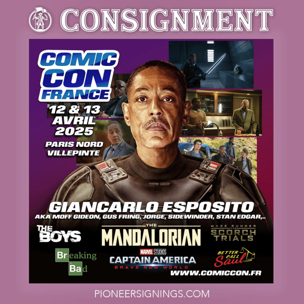 Giancarlo Esposito - Madalorian - The Boys Comic Con France - Pioneer Signings