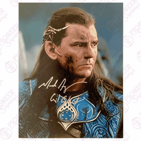 Gil-galad 11" x 14" Print Signed by Mark Ferguson - Pioneer Signings