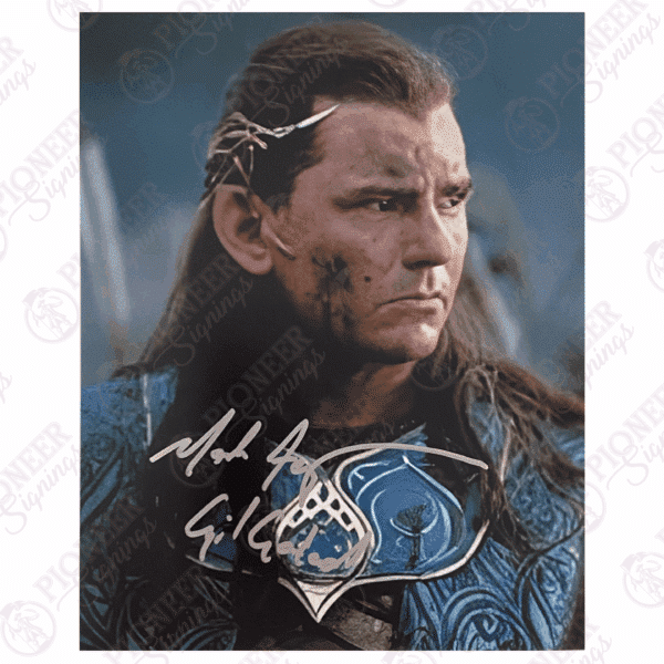 Lord of the Rings: Gil-galad 8" x 10" Print Signed by Mark Ferguson - Pioneer Signings
