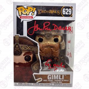 Lord of the Rings Exclusive "Gimli" Funko Pop Signed by John Rhys-Davies - Pioneer Signings