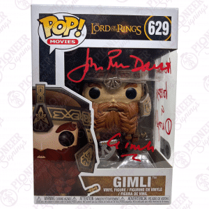 Lord of the Rings Exclusive "Gimli" Funko Pop Signed by John Rhys-Davies - Pioneer Signings