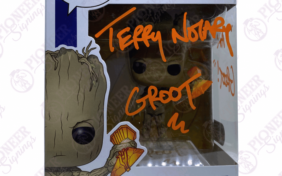 The Avengers – Infinity War – Groot – 416 Funko Pop Signed by Terry Notary with Character Name and Quote (CoA)