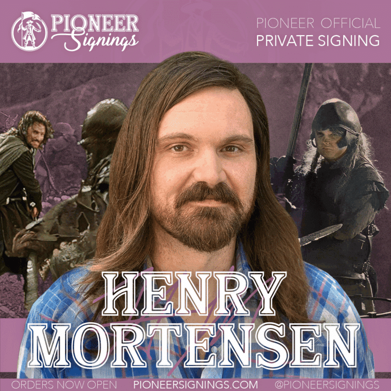 Lord of the Rings -Henry Mortensen - Pioneer Signings