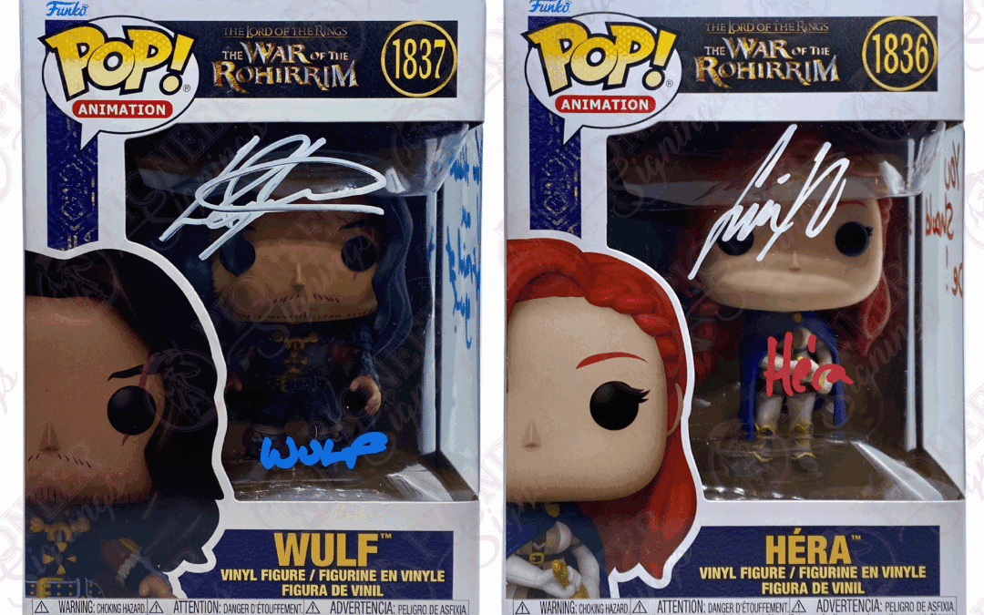 The Lord of the Rings: The War of the Rohirrim – Héra & Wulf Funko Pop Package (2 Funkos) with Character Name & Quotes