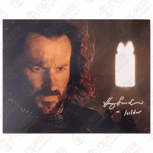 Isildur 'The One Ring' 11" x 14" Print Signed by Harry Sinclair - Pioneer Signings