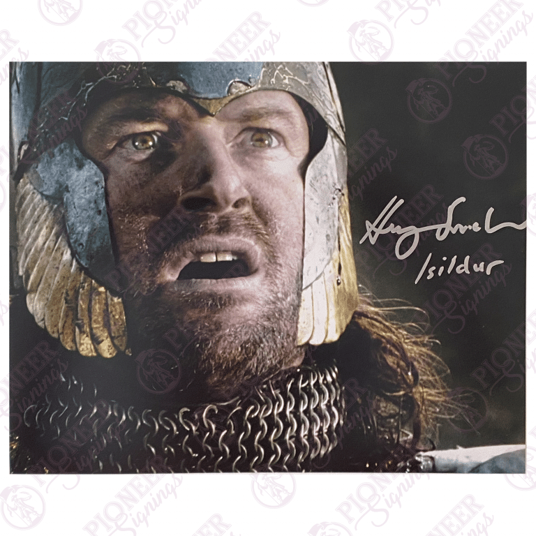 Isildur 8" x 10" Print Signed by Harry Sinclair - Pioneer Signings