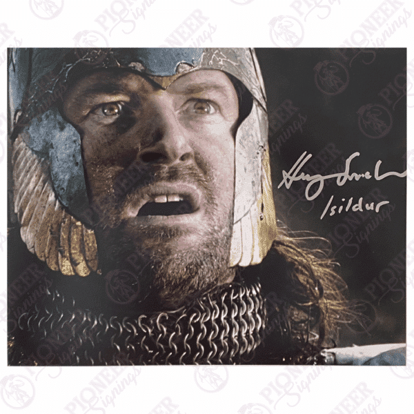 Isildur 8" x 10" Print Signed by Harry Sinclair - Pioneer Signings