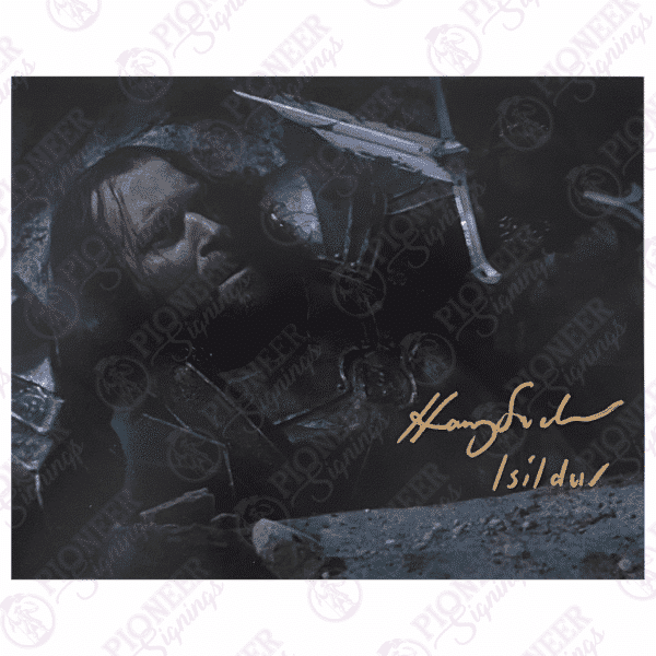 Isildur 8" x 10" Print Signed by Harry Sinclair - Pioneer Signings