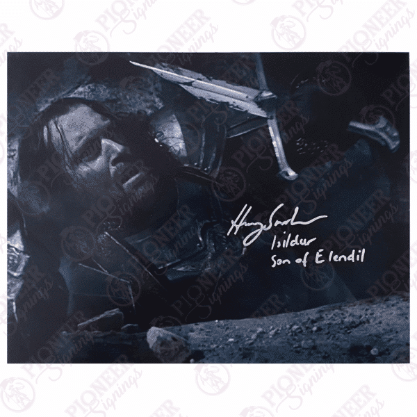 Isildur 'The Shards of Narsil' 11" x 14" Print Signed by Harry Sinclair - Pioneer Signings