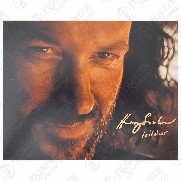 Isildur 8" x 10" Print Signed by Harry Sinclair - Pioneer Signings