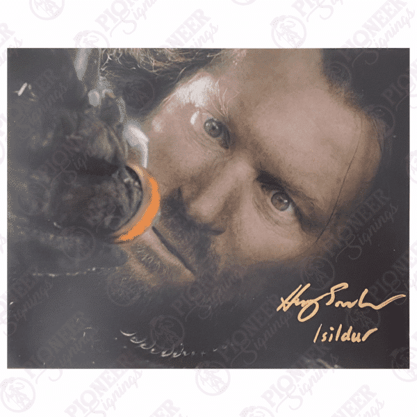 Lord of the Rings: Isildur 'The One Ring' 8" x 10" Print Signed by Harry Sinclair (Gold) (CoA optional)
