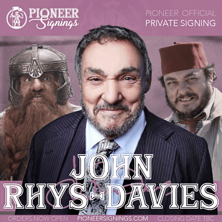 John Rhys-Davies Private Signing 2025
