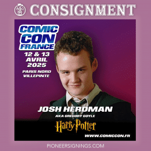 Josh Herdman - Harry Potter - Pioneer Signings