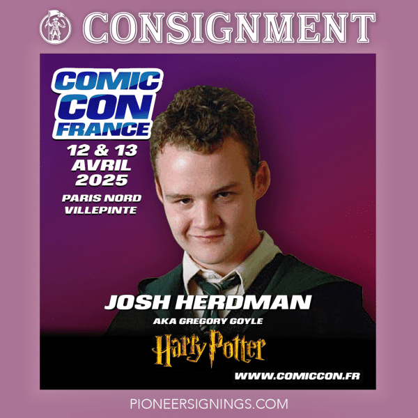 Josh Herdman - Harry Potter - Pioneer Signings