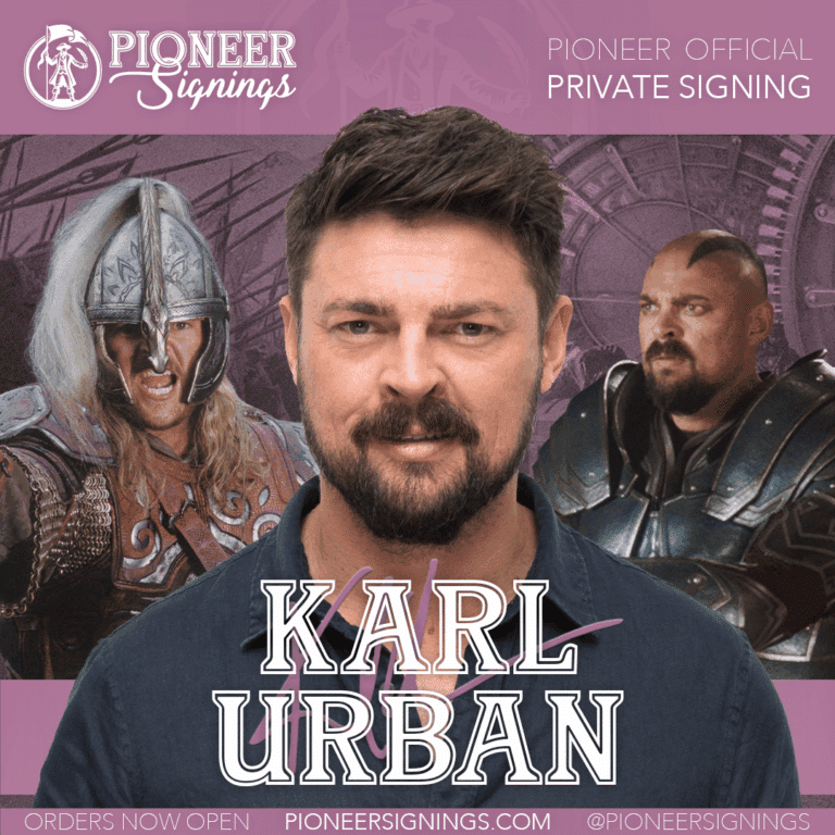 Karl Urban - Pioneer Signings