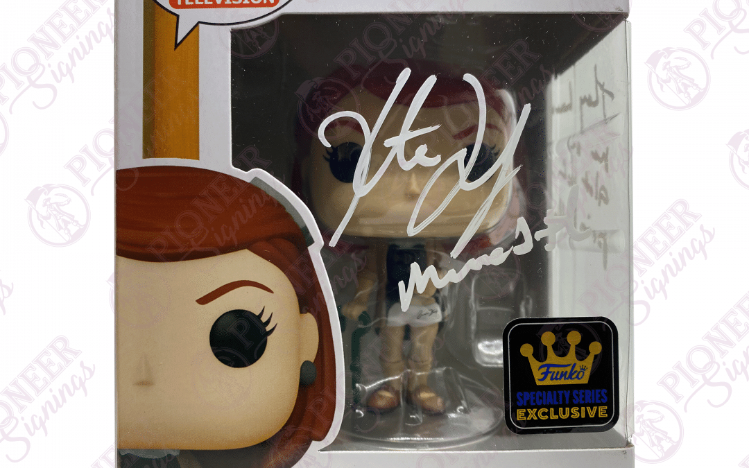 The Office ‘Fun Run Meredith’ Funko Pop! 1103 Signed by Kate Flannery with Quote – “They have me on alot of painkillers” (White) +CoA