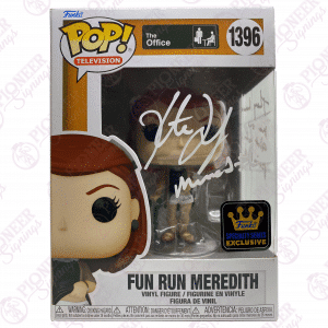 The Office 'Fun Run Meredith' Funko Pop! 1103 Signed by Kate Flannery with Quote - Pioneer Signings