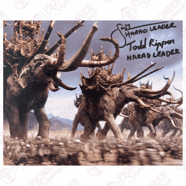 Lord of the Rings - Mumakil - Shane Rangi & Todd Rippon - Pioneer Signings