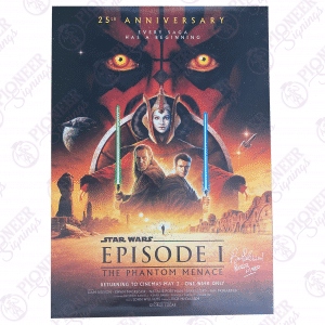 Star Wars Episode I: The Phantom Menace original single sided one sheet poster signed by Brian Blessed (Boss Nass)