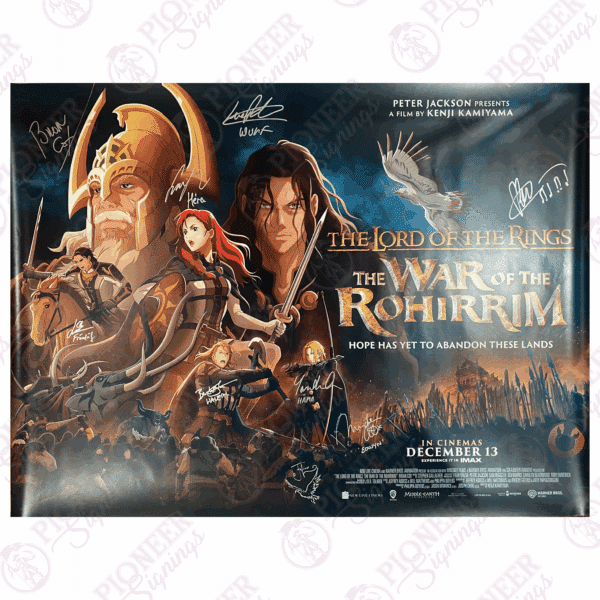 The Lord of the Rings: The War of the Rohirrim original double sided quad poster - Pioneer Signings
