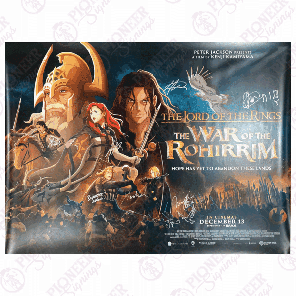 The Lord of the Rings: The War of the Rohirrim original double sided quad poster - Pioneer Signings