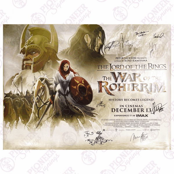 The Lord of the Rings: The War of the Rohirrim original double sided quad poster - Pioneer Signings