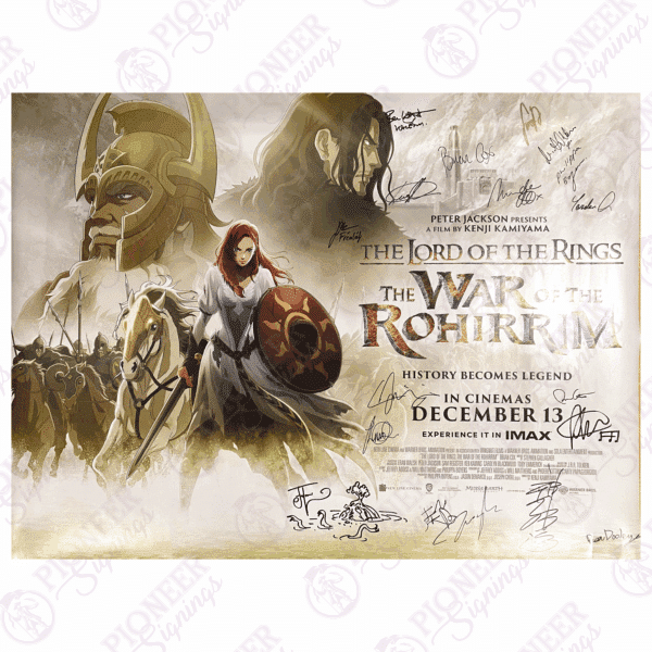 The Lord of the Rings: The War of the Rohirrim original double sided quad poster - Pioneer Signings