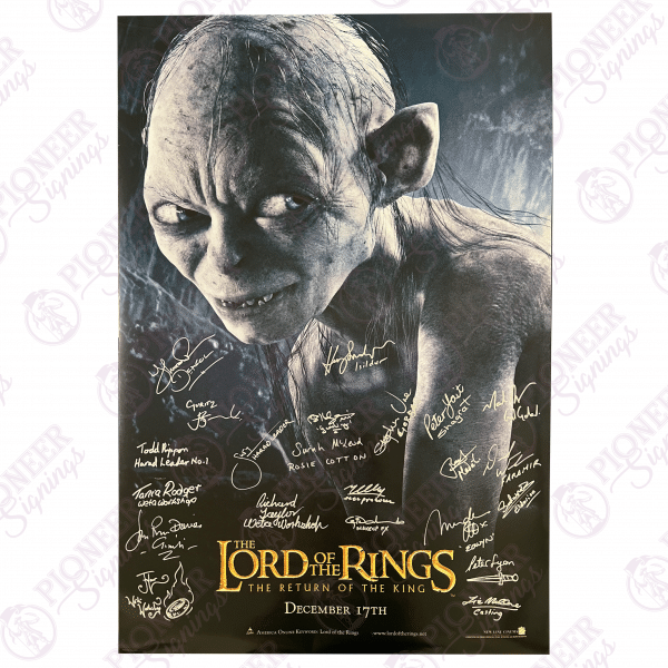 The Lord of the Rings: The Return of the King Signed Original 'Gollum' Teaser One-Sheet Poster - Image 2