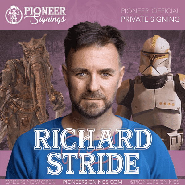 Richard Stride is known for Star Wars: Episode II - Attack of the Clones (2002), Star Wars: Episode III - Revenge of the Sith (2005) and Say Nothing (2024) - Pioneer Signings