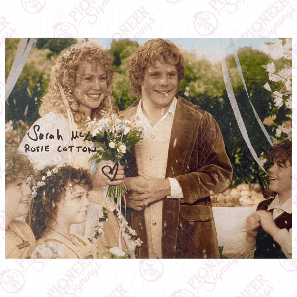 Samwise Gamgee & Rosie Cotton 'Wedding' 11" x 14" Print Signed by Sarah McLeod - Pioneer Signings