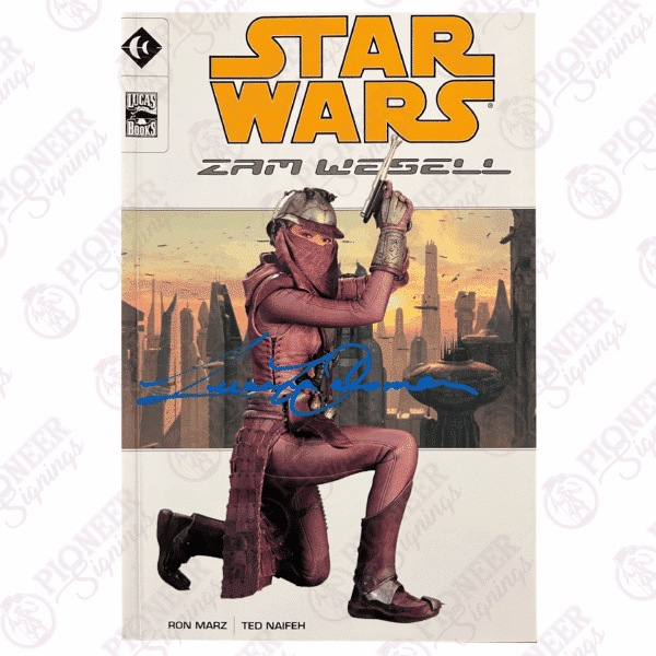 Star Wars 'Zam Wesell' Graphic Novel Comic by Lucas Books signed by Leeanna Walsman - Pioneer Signings