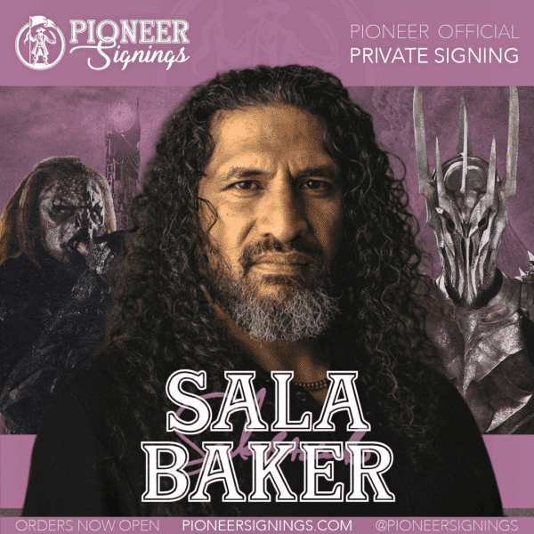 Lord of the Rings - LOTR - Sala Baker - Sauron - Pioneer Signings
