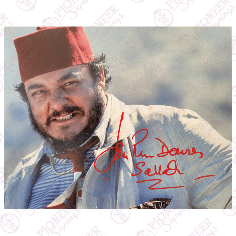Indiana Jones Sallah 8" x 10" Print Signed by John Rhys-Davies - Pioneer Signings