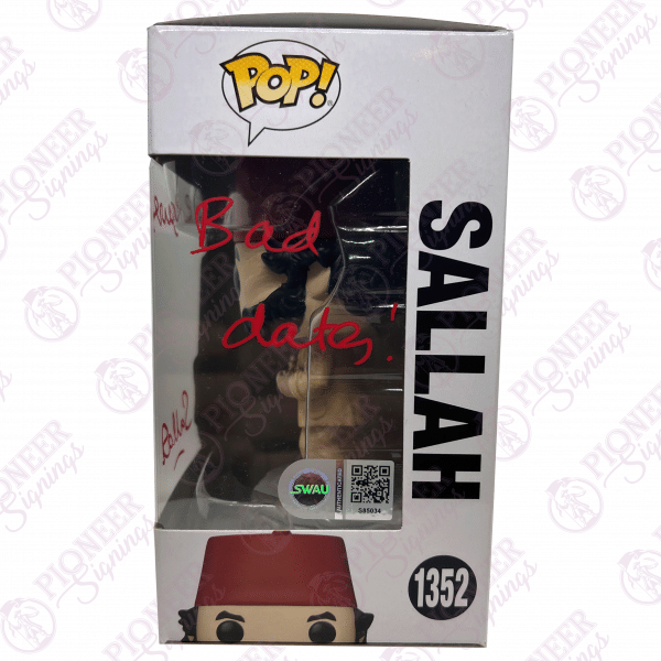 Indiana Jones ‘Sallah' Funko Pop 1352 (Signed by John Rhys-Davies with Quote) - Pioneer Signings
