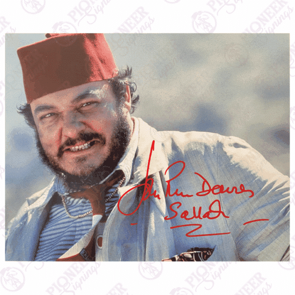 Indiana Jones Sallah 8" x 10" Print Signed by John Rhys-Davies - Pioneer Signings