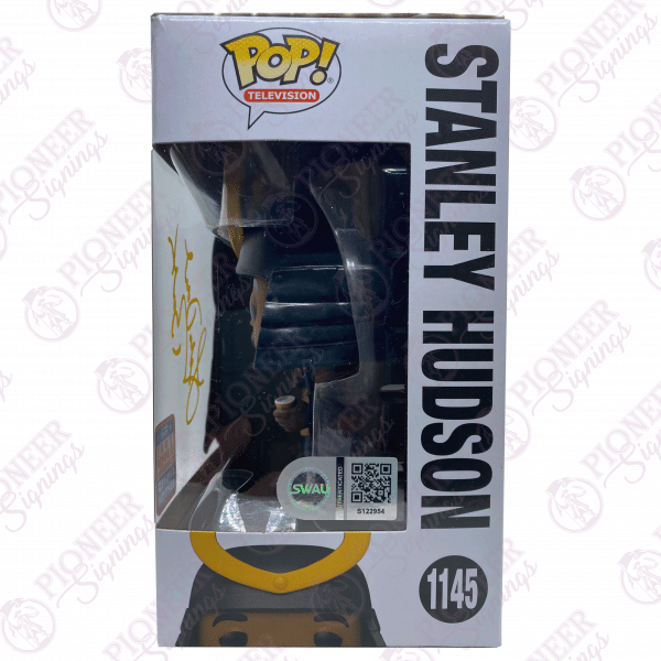 The Office 'Stanley Hudson' Funko Pop! 1145 Signed by Leslie David Baker - Pioneer Signings