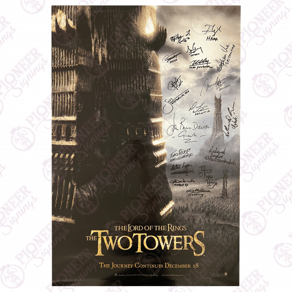 The Lord of the Rings: The Two Towers Signed Original 'Towers' Teaser One-Sheet Poster - Image 3