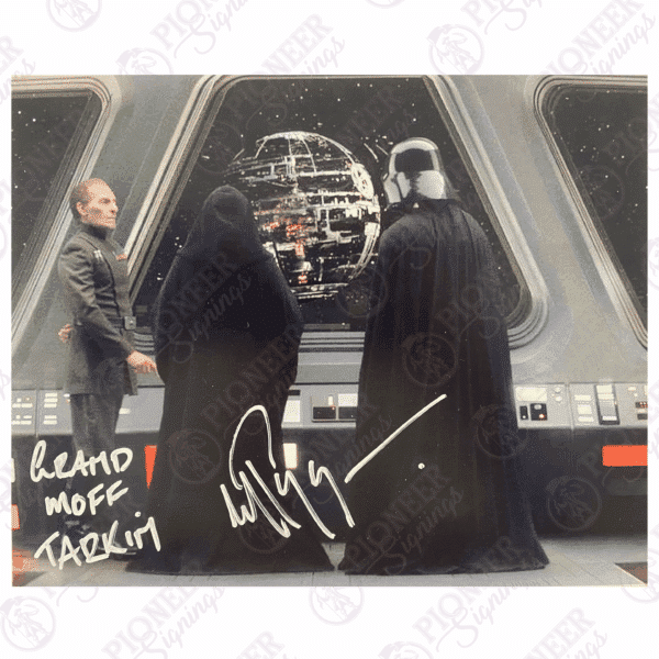 Star Wars: The Revenge of the Sith Grand Moff Tarkin 'Death Star' 8" x 10" Print Signed by Wayne Pygram - Pioneer Signings