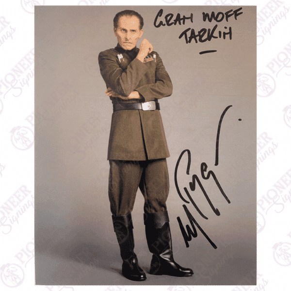 Star Wars: The Revenge of the Sith Grand Moff Tarkin 8" x 10" Print Signed by Wayne Pygram - Pioneer Signings