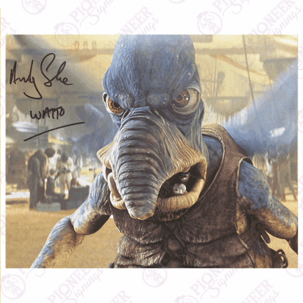 Star Wars 'Watto' 8 x 10 Print signed by Andy Secombe - Pioneer Signings