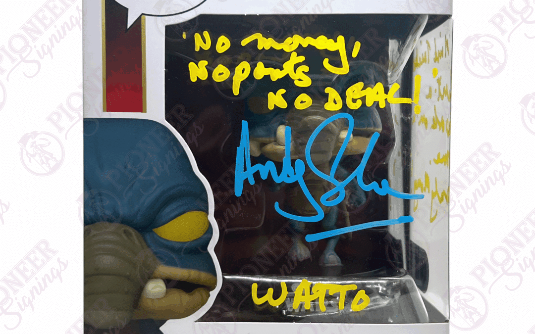 Star Wars: “Watto” Funko Pop with Character Name & 2 Quote in Blue & Yellow (+CoA)