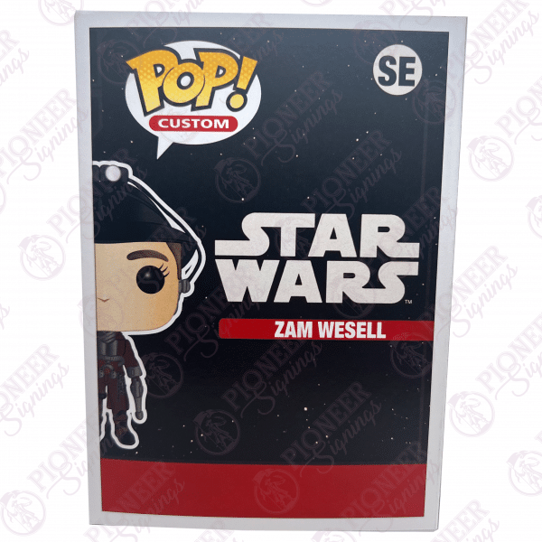 Star Wars "Custom Made" Exclusive "ZAM WESSELL" Funko Pop Signed by Leeanna Walsman with CN - Pioneer Signings