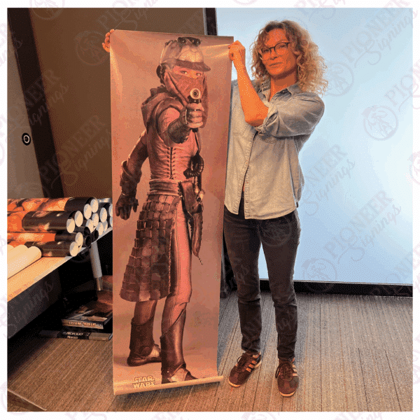 Star Wars Episode II: Attack of the Clones Signed Original 'Zam Wesell' Door Poster - Pioneer Signings