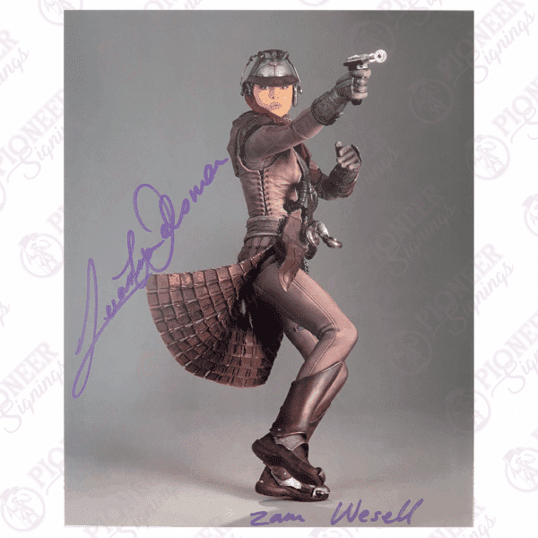 Star Wars: Attack of the Clones Zam Wesell 'Promo' 8" x 10" Print Signed by Leeanna Walsman - Pioneer Signings