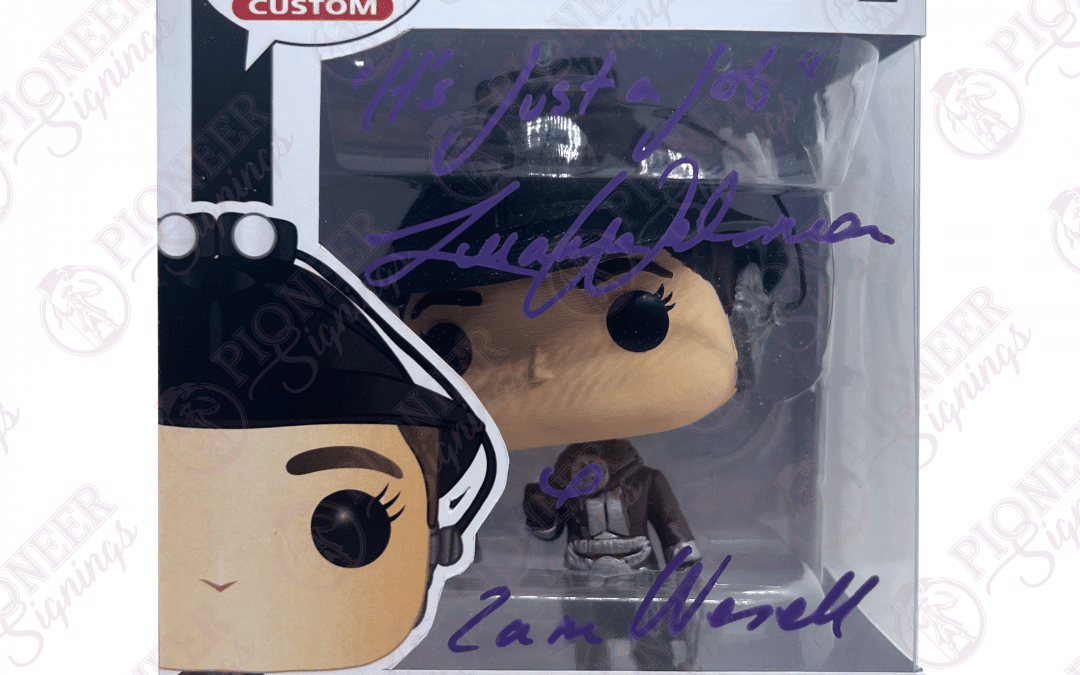 Star Wars “Custom Made” Exclusive “ZAM WESSELL” Funko Pop Signed by Leeanna Walsman with CN & Quote (Purple) +Optional CoA