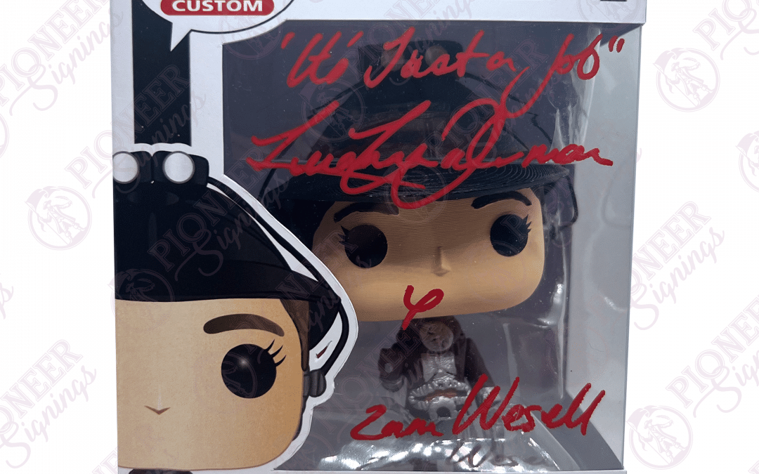 Star Wars “Custom Made” Exclusive “ZAM WESSELL” Funko Pop Signed by Leeanna Walsman with CN & Quote (Red) +Optional CoA