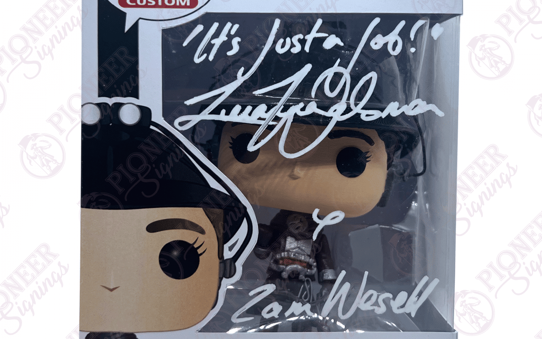 Star Wars “Custom Made” Exclusive “ZAM WESSELL” Funko Pop Signed by Leeanna Walsman with CN & Quote (White) +Optional CoA