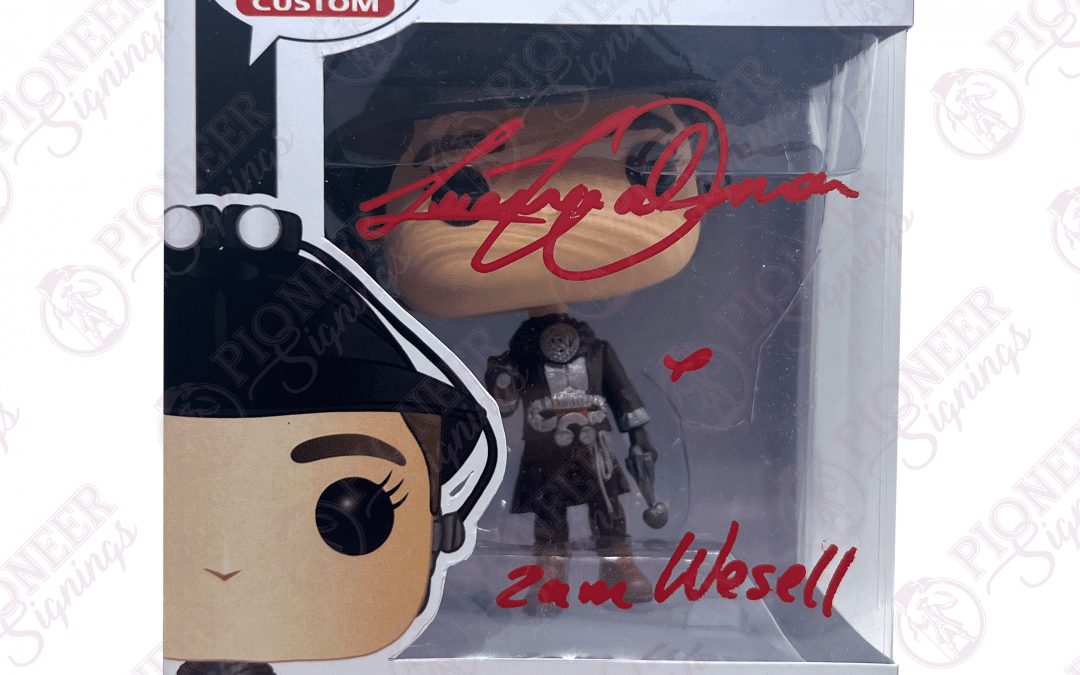 Star Wars “Custom Made” Exclusive “ZAM WESSELL” Funko Pop Signed by Leeanna Walsman with CN (Red) +Optional CoA