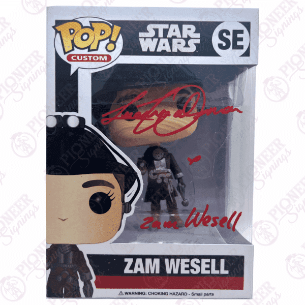 Star Wars "Custom Made" Exclusive "ZAM WESSELL" Funko Pop Signed by Leeanna Walsman with CN - Pioneer Signings
