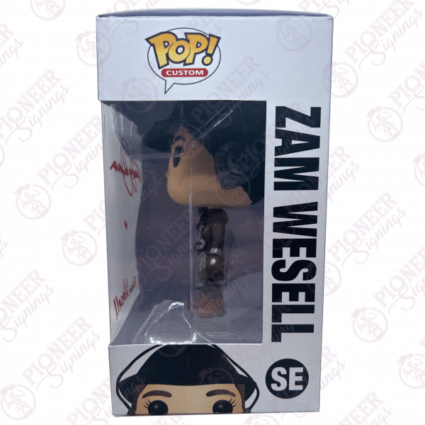 Star Wars "Custom Made" Exclusive "ZAM WESSELL" Funko Pop Signed by Leeanna Walsman with CN - Pioneer Signings